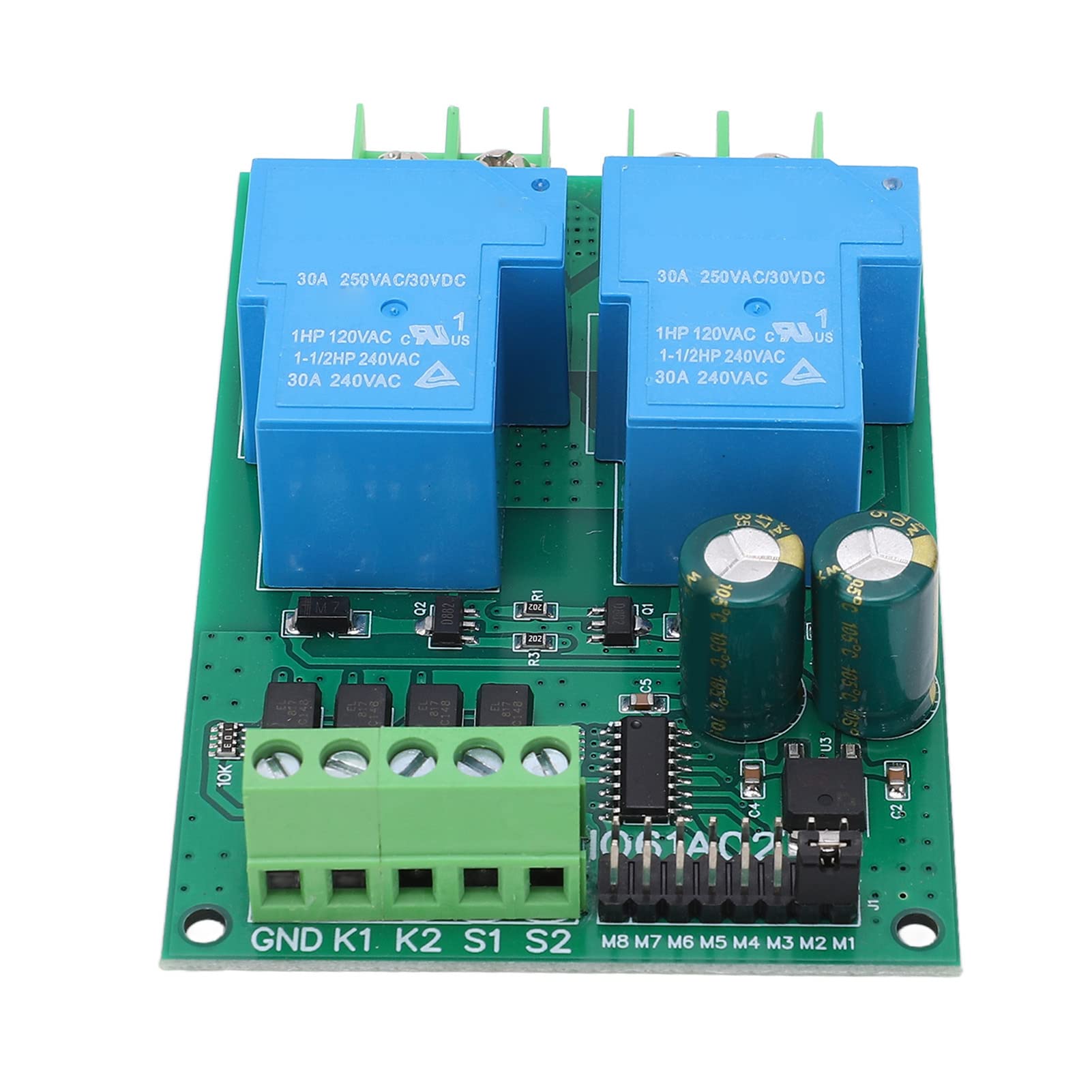 Eujgoov 30A DC Motor Control Board Garage Door Gru Limite di Sollevamento Start Stop Modulo di Controllo (12V)