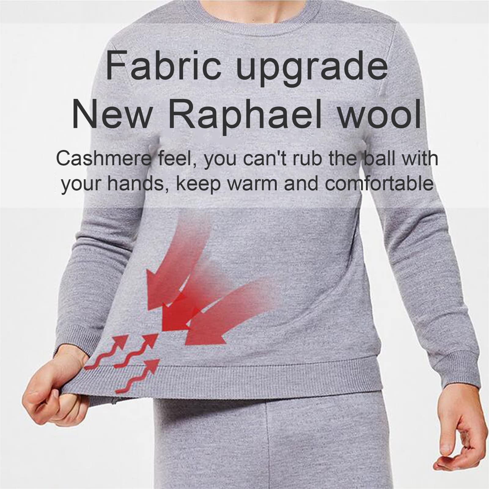 Conjunto de Ropa Interior con calefacción USB para Hombre, Traje de esquí térmico Lavable, Ropa de Invierno para Acampar al Aire Libre, Top elástico cálido + Pantalones (Negro S)