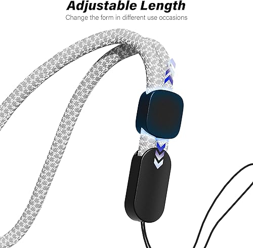 Miniatura 5 de Oakxco Airpods Pro 2 Correa de nailon ajustable para muñeca de mano, Compaitbie con Airpods Pro de 2 generación 2022, funda para Airpods 123Pro con