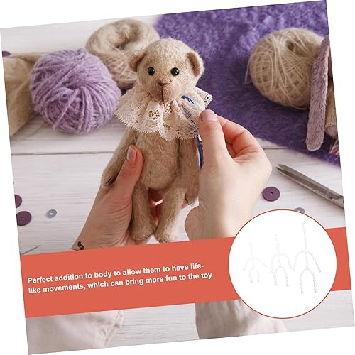 Miniatura 9 de COHEALI Articulaciones movibles Cuerpo de la muñeca: 6pcs Muñeca Esqueleto Marioneta Cuerpo Figura Marco Modelo de Cuerpo Completo para Muñecas DIY