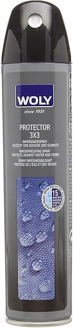 Woly Unisex-Adult Protector Waterproof 3X3 Spray Shoe Treatments and Polishes Clear