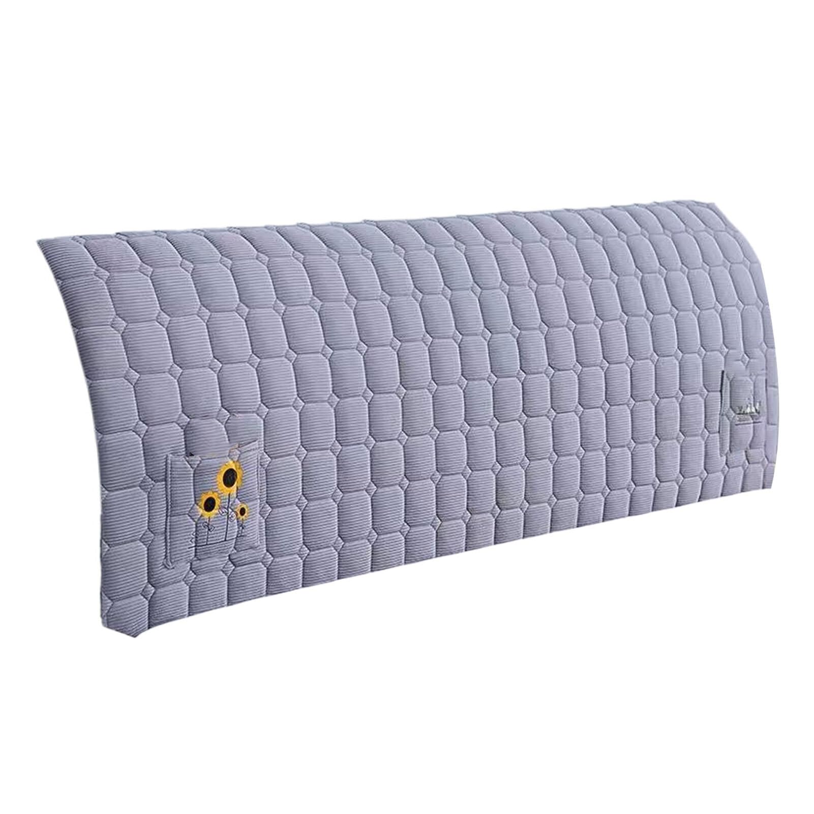 Fodera per testiera Aggiorna la camera da letto con facilità Fodera per testiera Fodera per testiera Queen Fodera per testiera letto completa, Gary, 180x65 cm