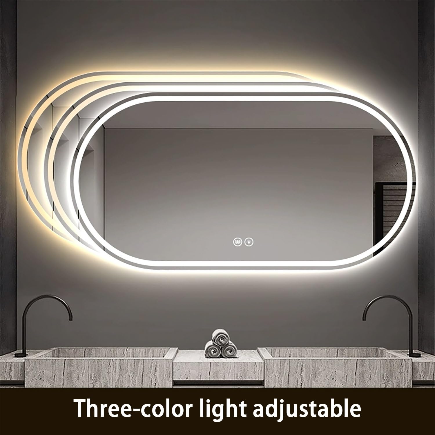 Amazon.com: Ybyltcdj Smart Led Vanity Mirror with Lights