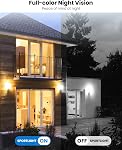 AOSU 2K Security Camera Outdoor with Color Night Vision, 2 Pack Wired Home Security Cameras Support 24/7 Recording, Auto Tracking, Voice Changer, 2 Way Audio, 2.4/5 GHz WiFi, Works with Alexa/Google