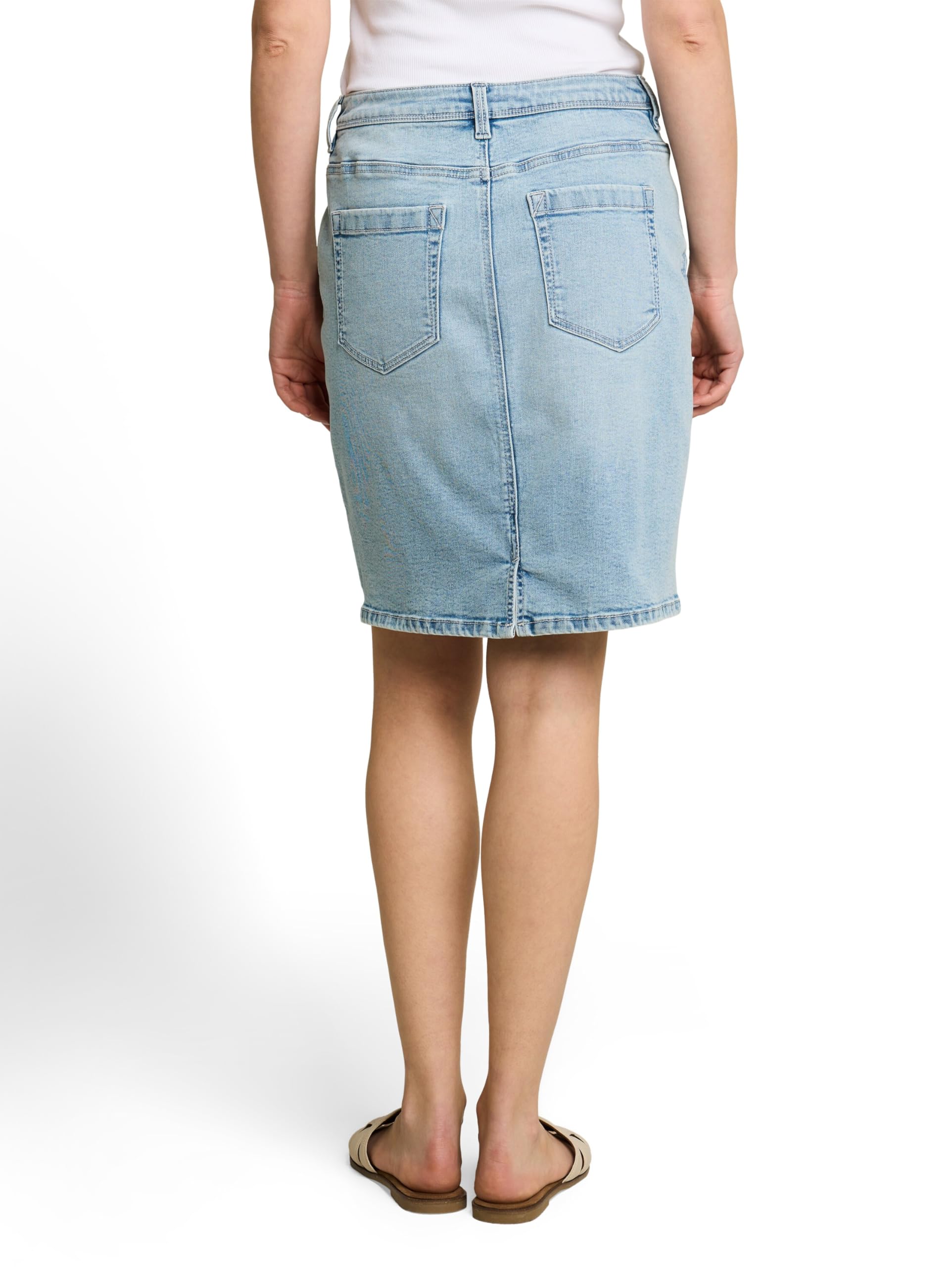 Tom Tailor Damen 1050528 Denim-Rock (1er Pack)