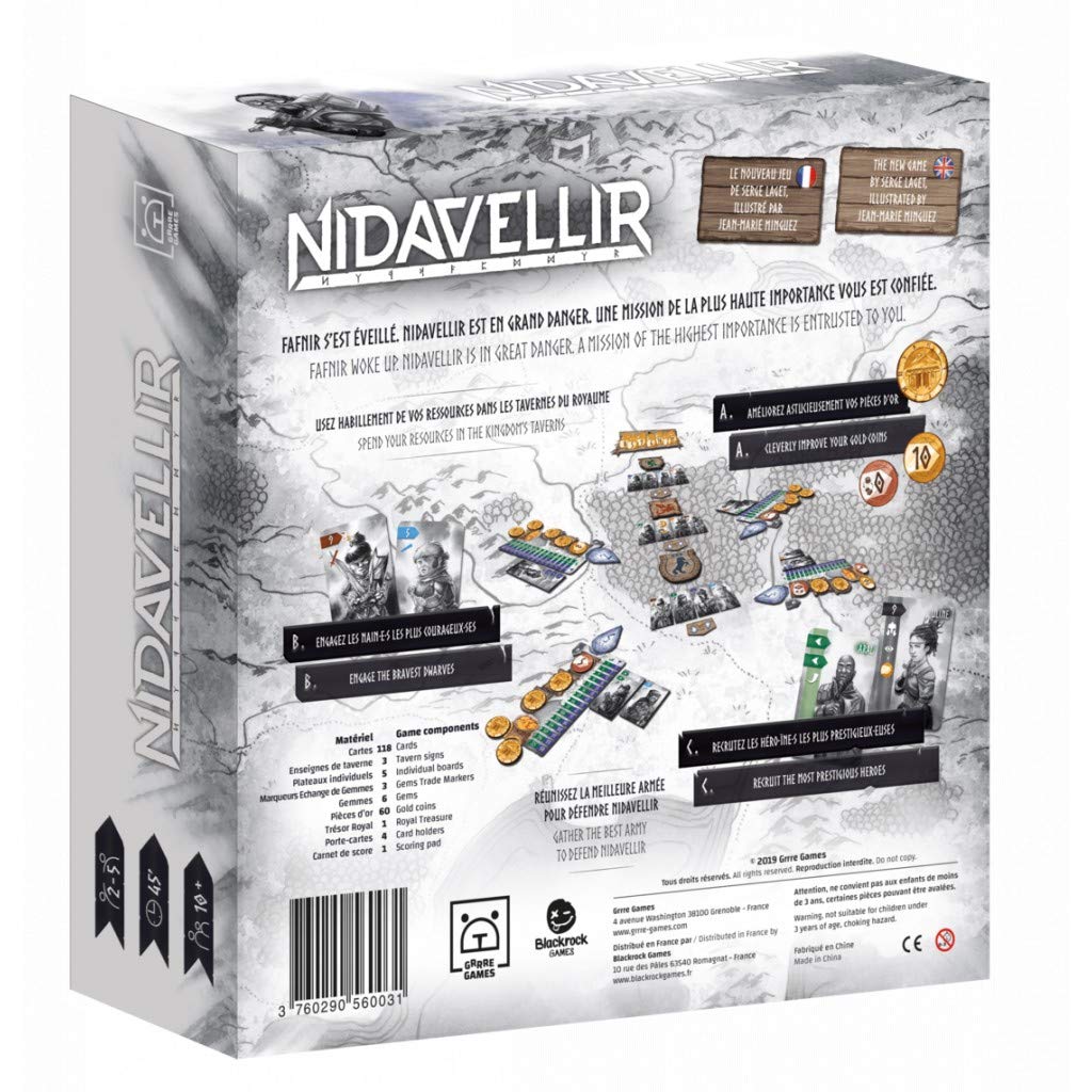 Nidavellir: Gioco da Tavolo Strategico Fantasy, 10+ Anni, 2-5 Giocatori, Durata 45 Minuti, Premio Seal of Excellence 2020, Swiss Gamers Award 2020, Trac d'oro 2020