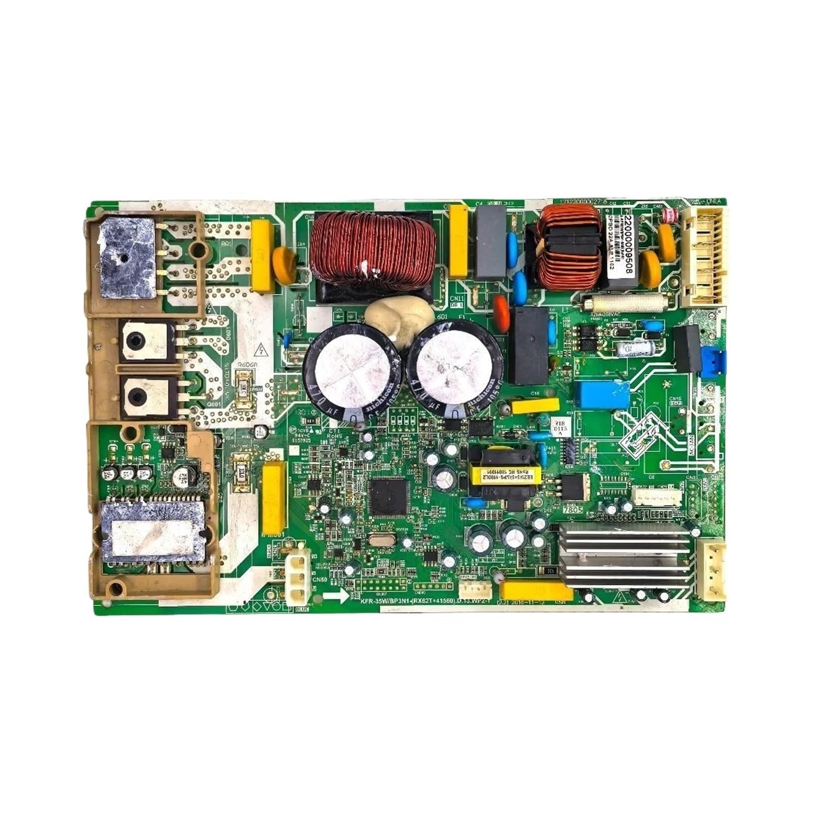 Pmnvbcytq Second Hand Board ，Compatible For Midea，Air Conditioner Inverter Control Board Kfr-35W/Bp3n1-(Rx62t+41560).D.13.wp2-1