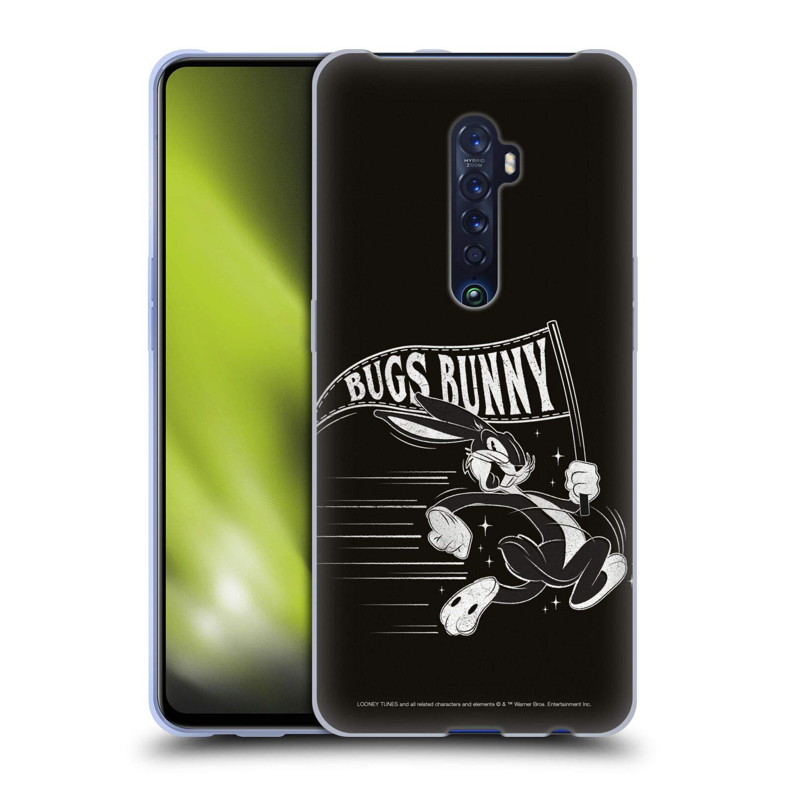 Custodia compatibile con Samsung Galaxy A15 5G Ufficiale Looney Tunes Bugs Bunny per proteggere il tuo cellulare. Custodia in silicone trasparente
