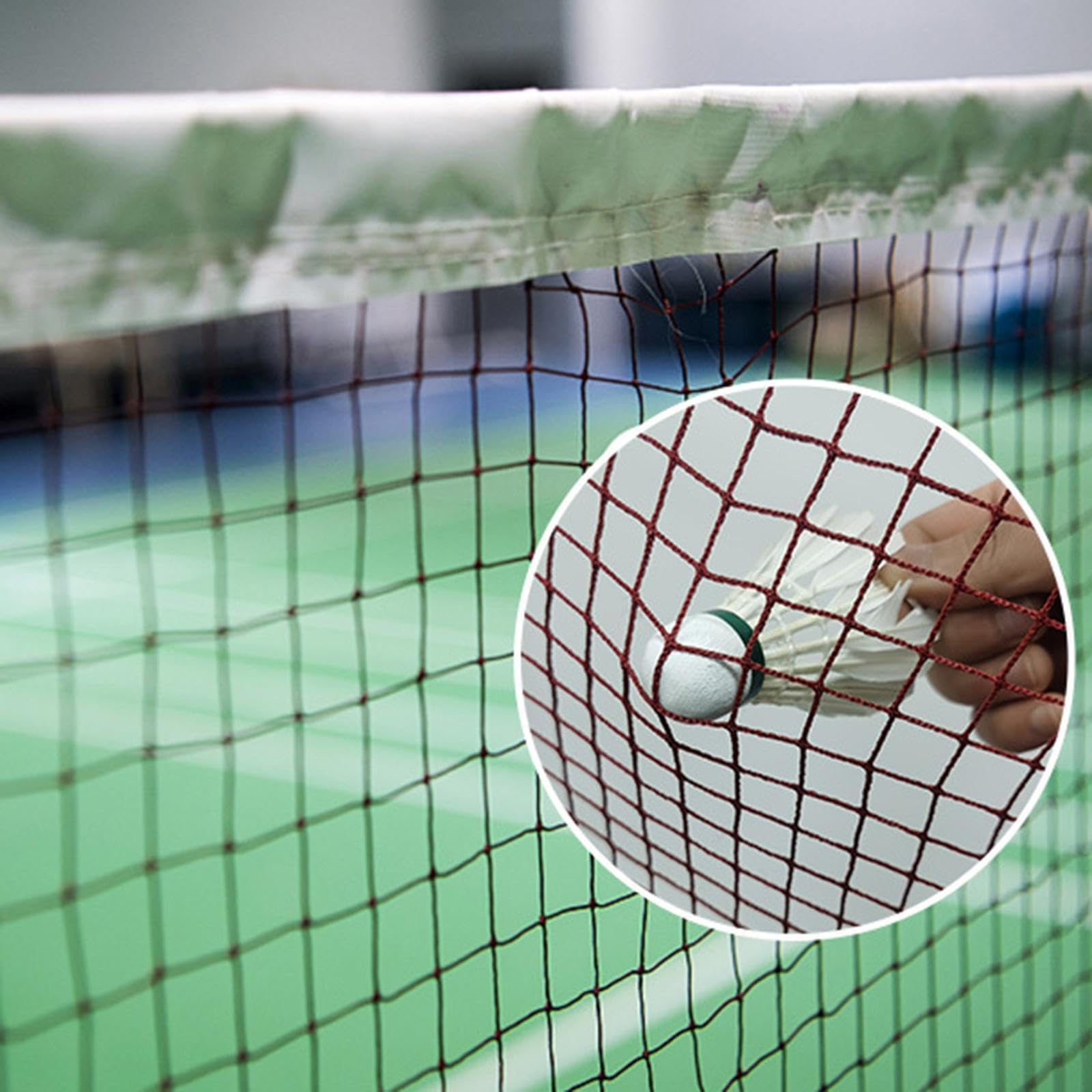 Rete da badminton, rete da tennis portatile con molteplici | per sport in giardino, divertente, impedisce che le palline rotolino in strada, regolabile, portatile con supporto per