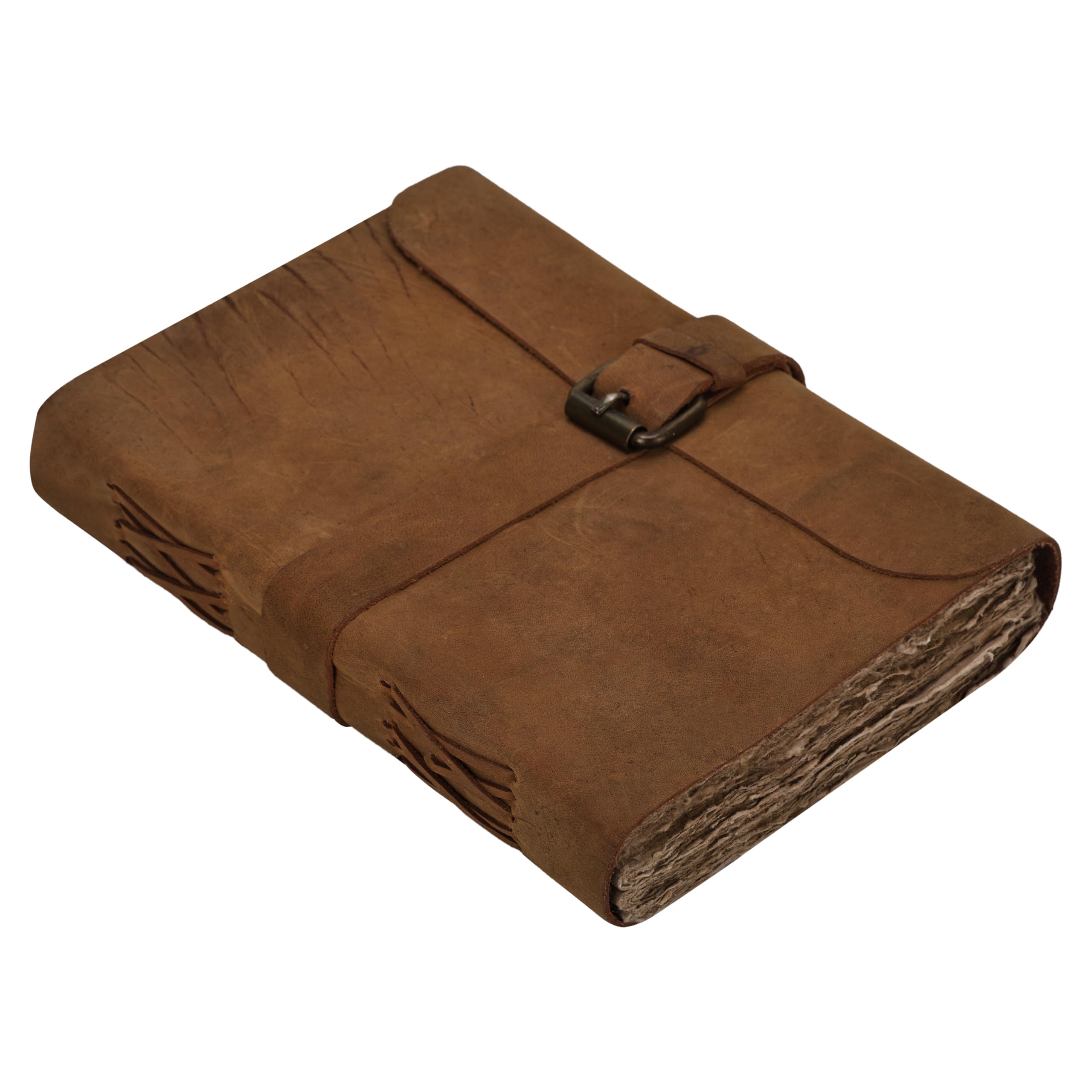 RARE & RUSTIC Vintage Brown Leather Journal Handcrafted Distressed Charm, Soft Cover Notebook, 'A4'