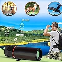 Vista 5 de Mini telescopio monocular, 2000 x 25 telescopios ópticos monoculares portátiles para eventos deportivos, conciertos, camping, observación de aves