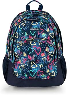 GabolCHALKS Backpack, dark blue, Medidas: 32x44x18 cm