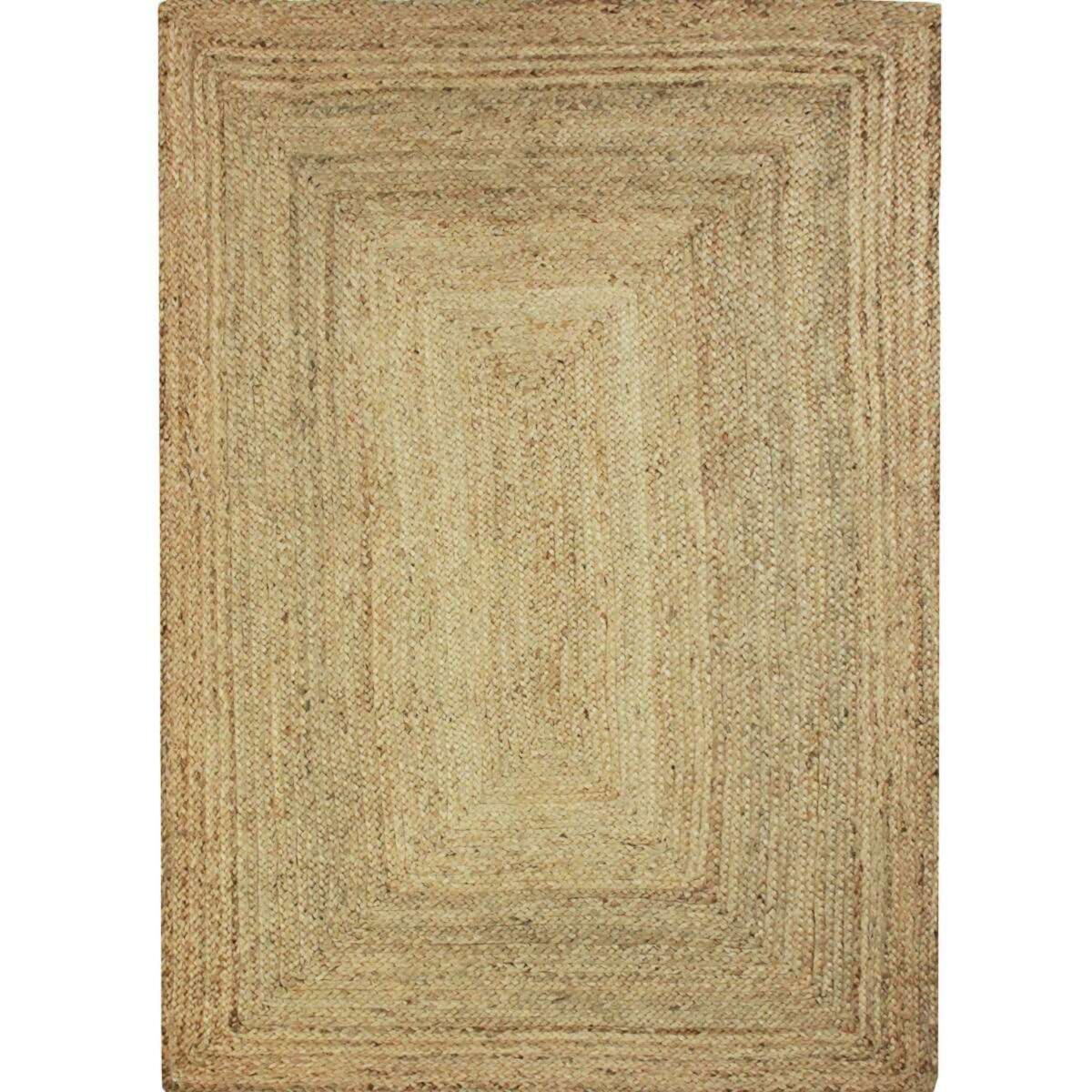 Thedecofactory Tapis en Jute tressé Naturel Artisanal 160x230