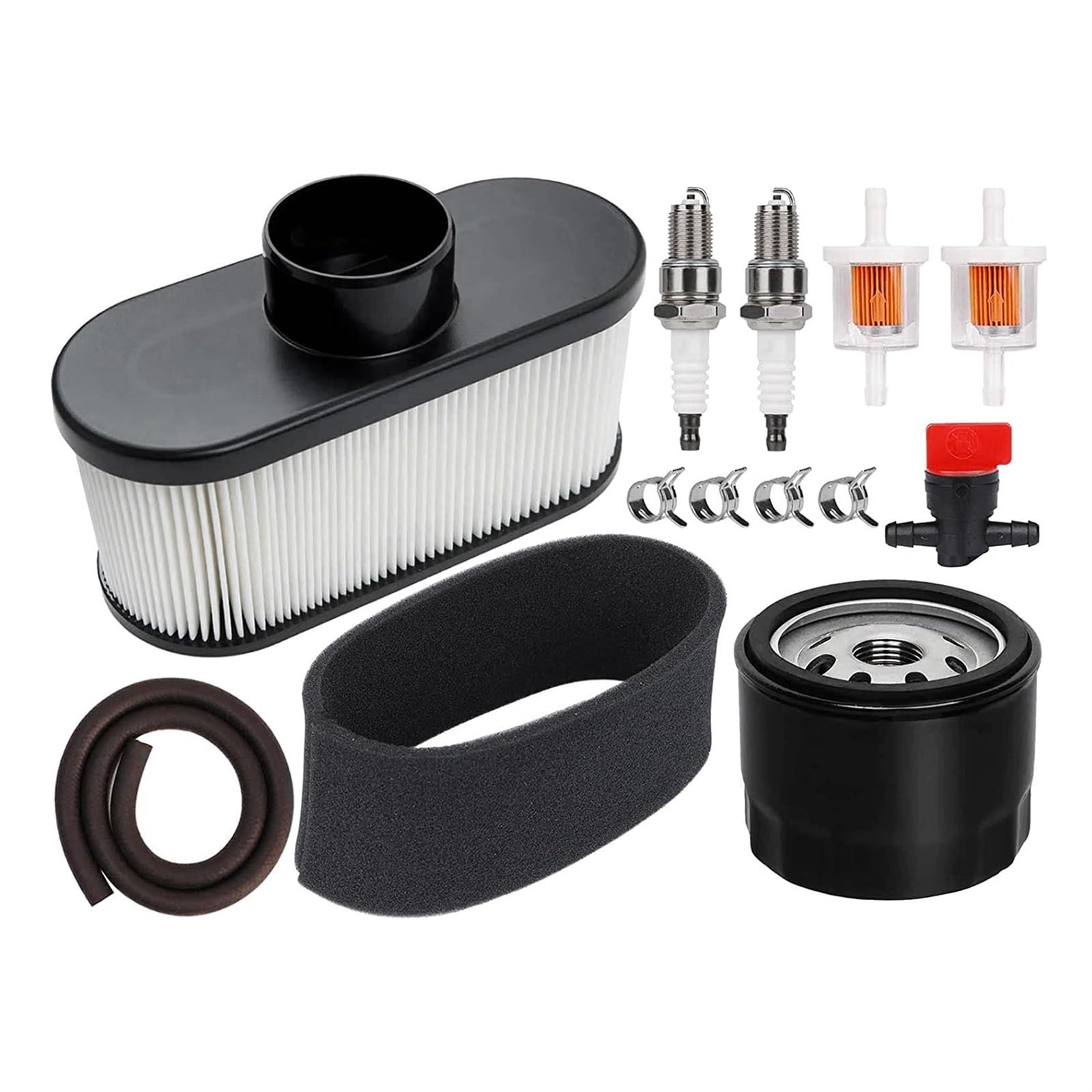 Kit de puesta a punto for Kawasaki, for FR651V, for FR730V, for FS481V, tractor cortacésped. Reemplazo de filtro de aceite 49065-7007, filtro de aire 11013-7047.