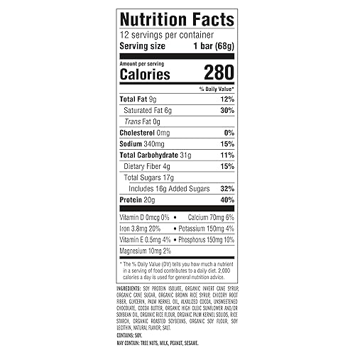 Miniatura 2 de CLIF BUILDERS Barras de proteínas, saborizadas con OREO, 0.71 onzas de proteína a base de plantas, sin gluten, sin OMG, baja glucémica, sin