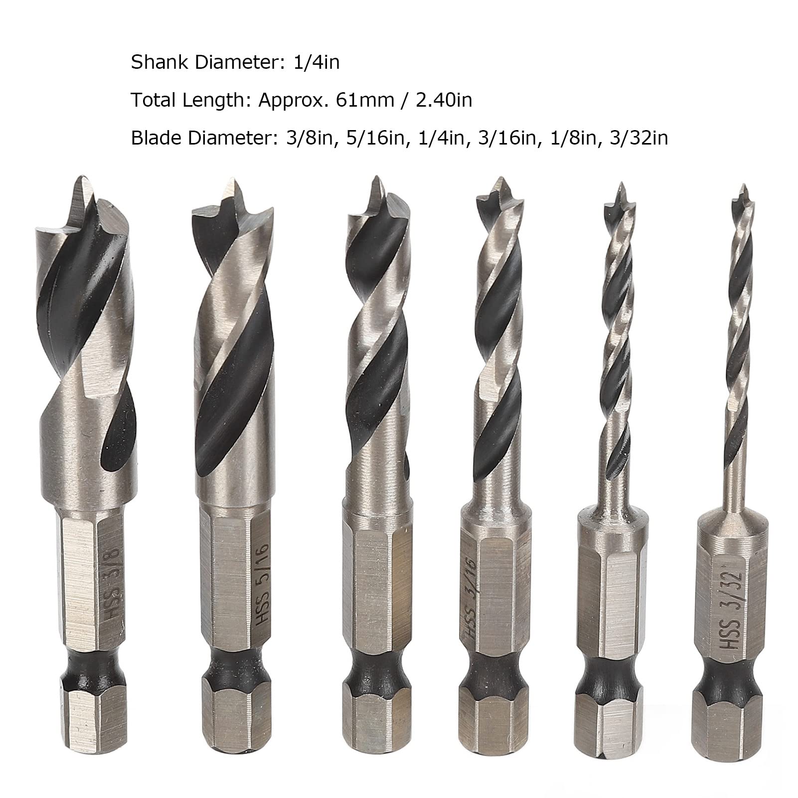 Firewood Drill Bit Set 42