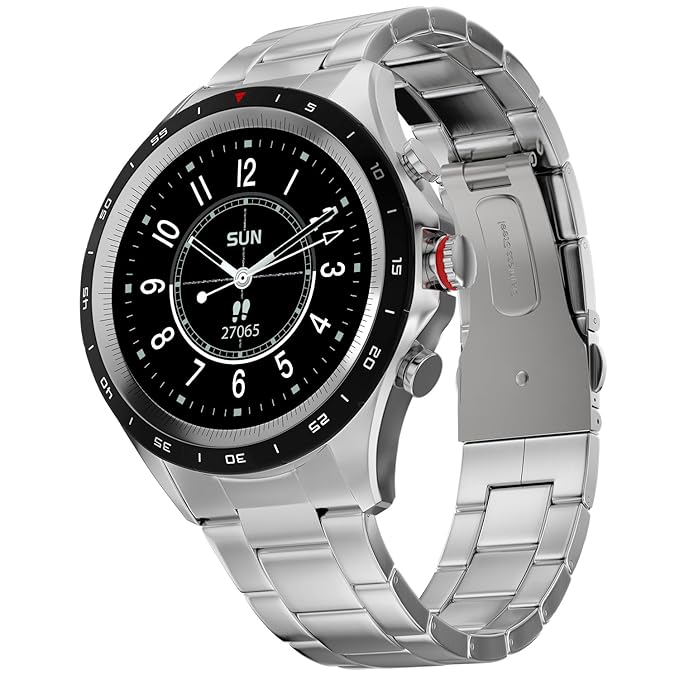 Fire-Boltt Solace Luxury Stainless Steel Smart Watch, 1.32