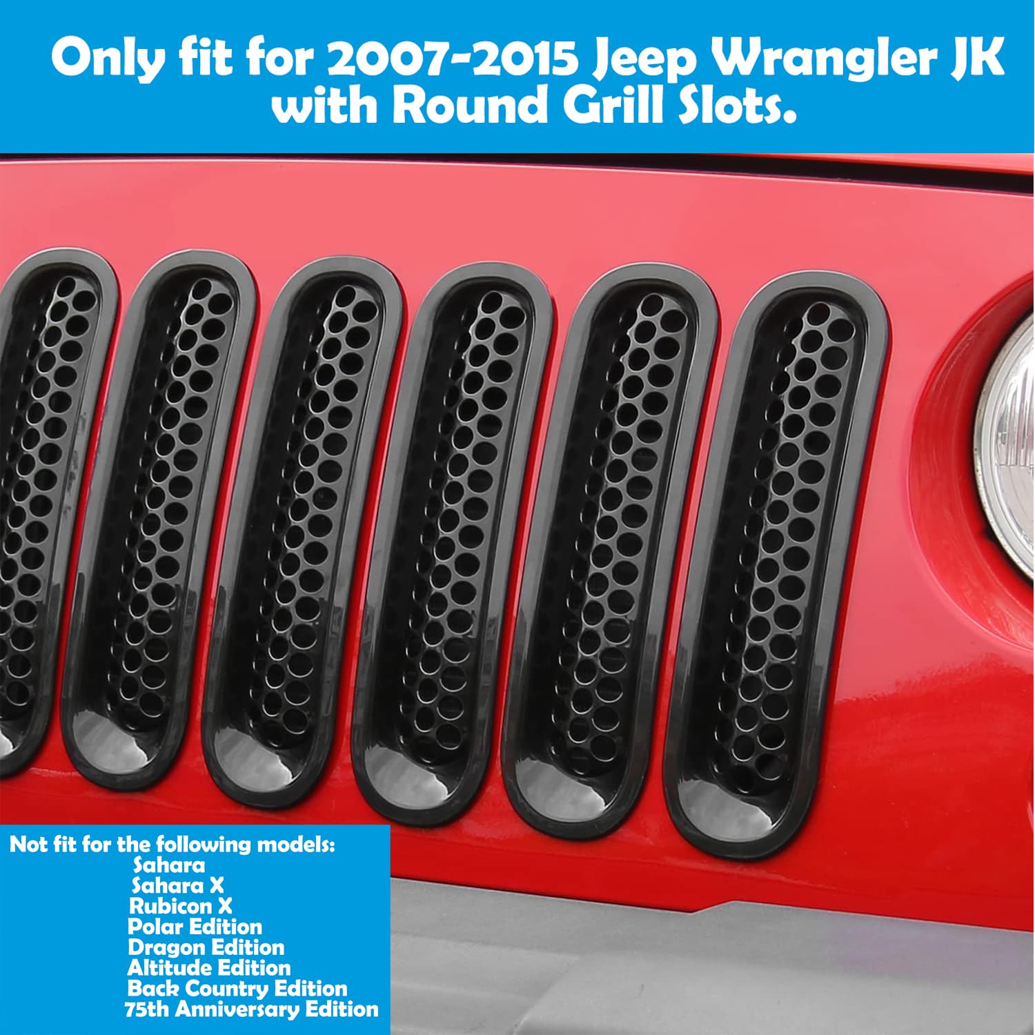 Jeep JKラングラー　フロントグリル 送料無料 大型商品 ジープ JK ラングラー アンリミテッド フロント
