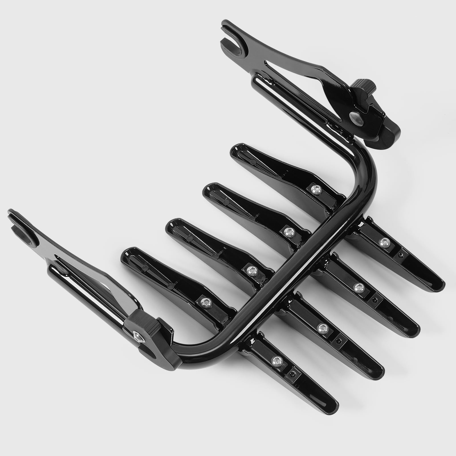 WOOGA Motorrad Gepäck Halter Hinten Gepäck Träger Rack Ladungen Halter Halterung Zubehör für Har&le&y Davidson Street Glide Road King Special Road Glide (Schwarz)