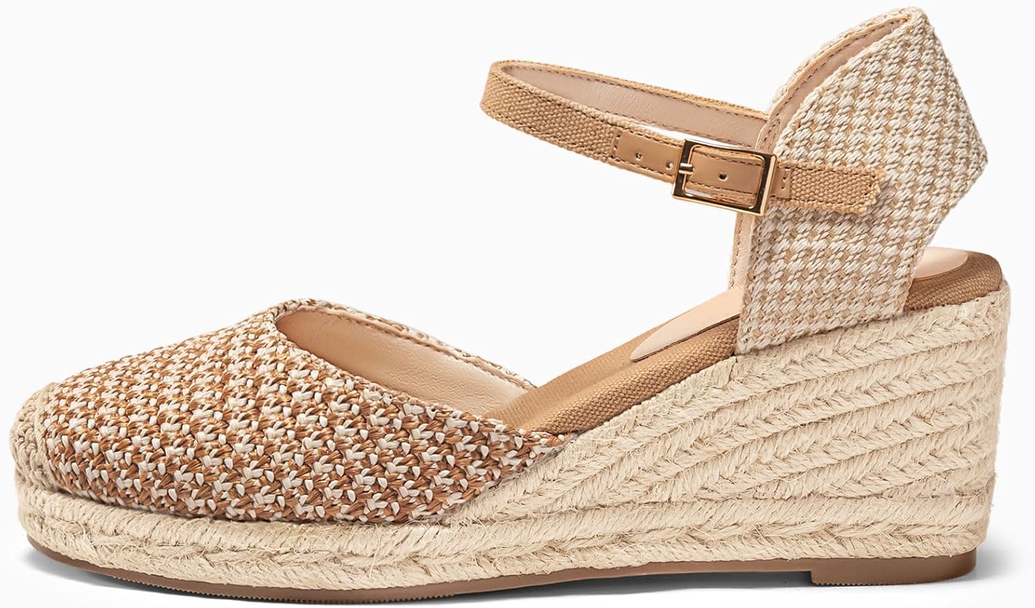 Coutgo Women's Platform Wedge Espadrilles Sandals - Image 4