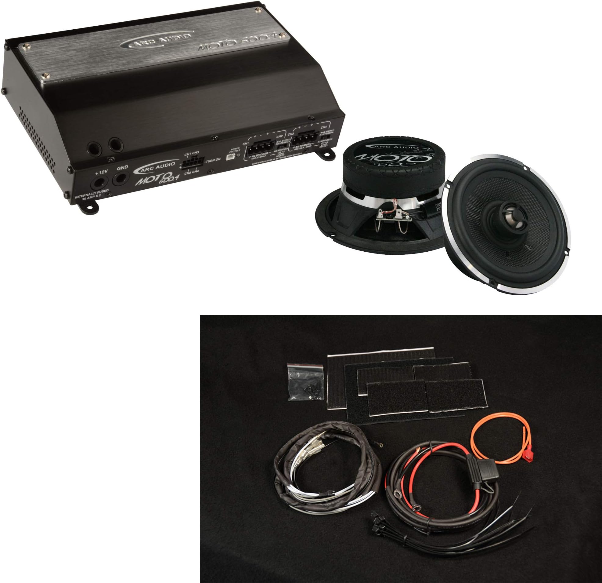 Arc Audio M.P.A.K. 11 Motorcycle Plug-and-Play Audio kit for 2014+ Street Glide & 2015+ Road Glide