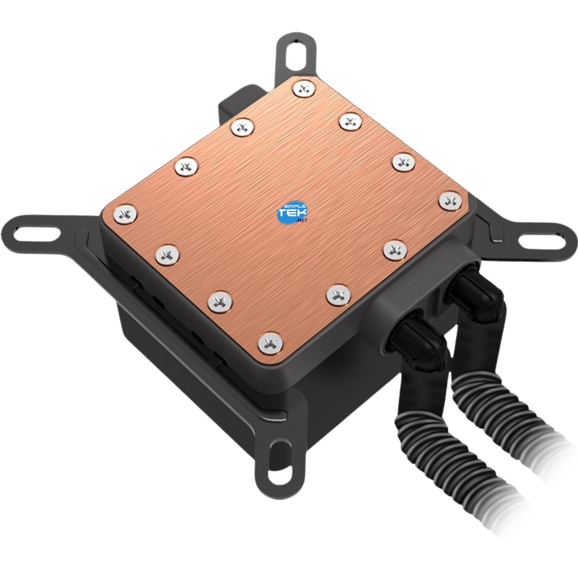 SIMPLETEK - Radiateur à liquide CPU tout-en-un 360 mm RGB | 3 ventilateurs | LGA 115X, 1150, 1151, 1155, 1156, 1200, 1366, 1700, 1851, 2011, 2066