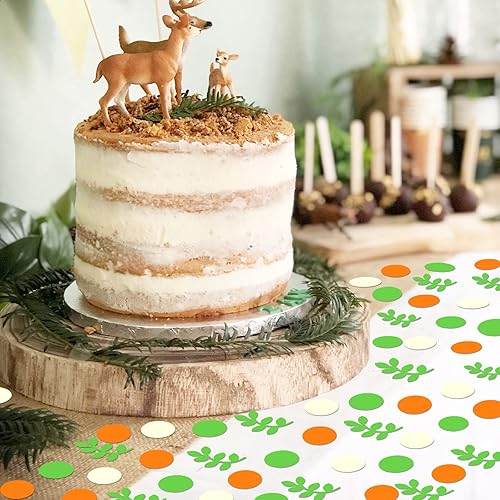 Miniatura 3 de Little Cutie - Decoraciones para baby shower, 200 unidades, confeti naranja, decoraciones de fiesta de cítricos, A Little Cutie is On The Way Baby