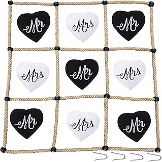 3 x 3 ft Wedding Game for Reception Instant Setup No Assembly Outdoor Ga...
