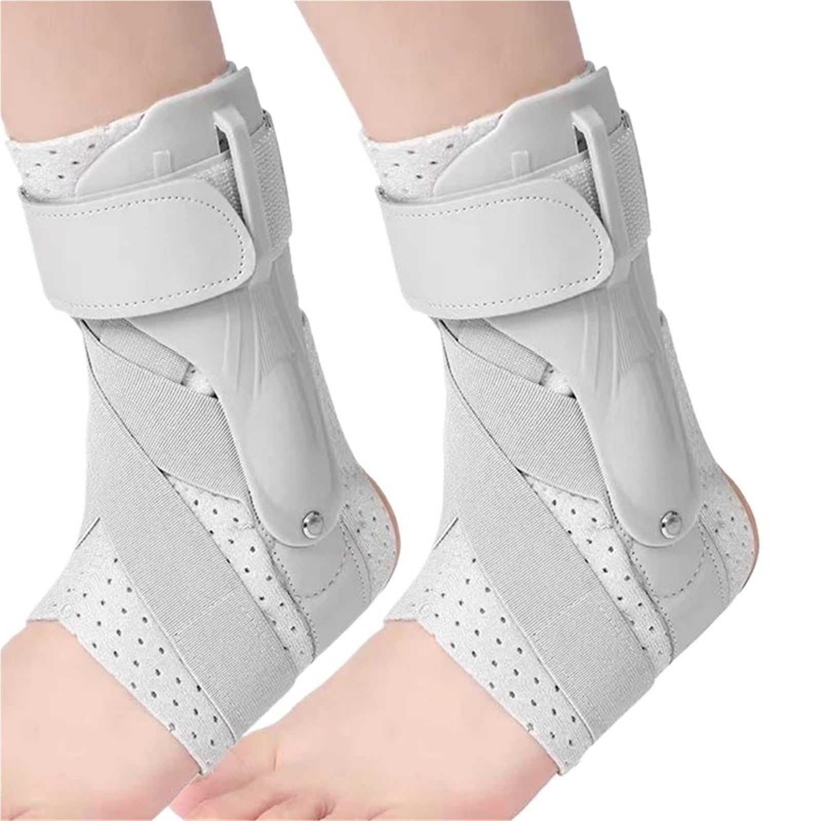 Verstellbare Sprunggelenkbandage 1/2 Stück Knöchelbandage Seitenstabilisatoren Verstauchungswiederherstellung Männer Frauen
