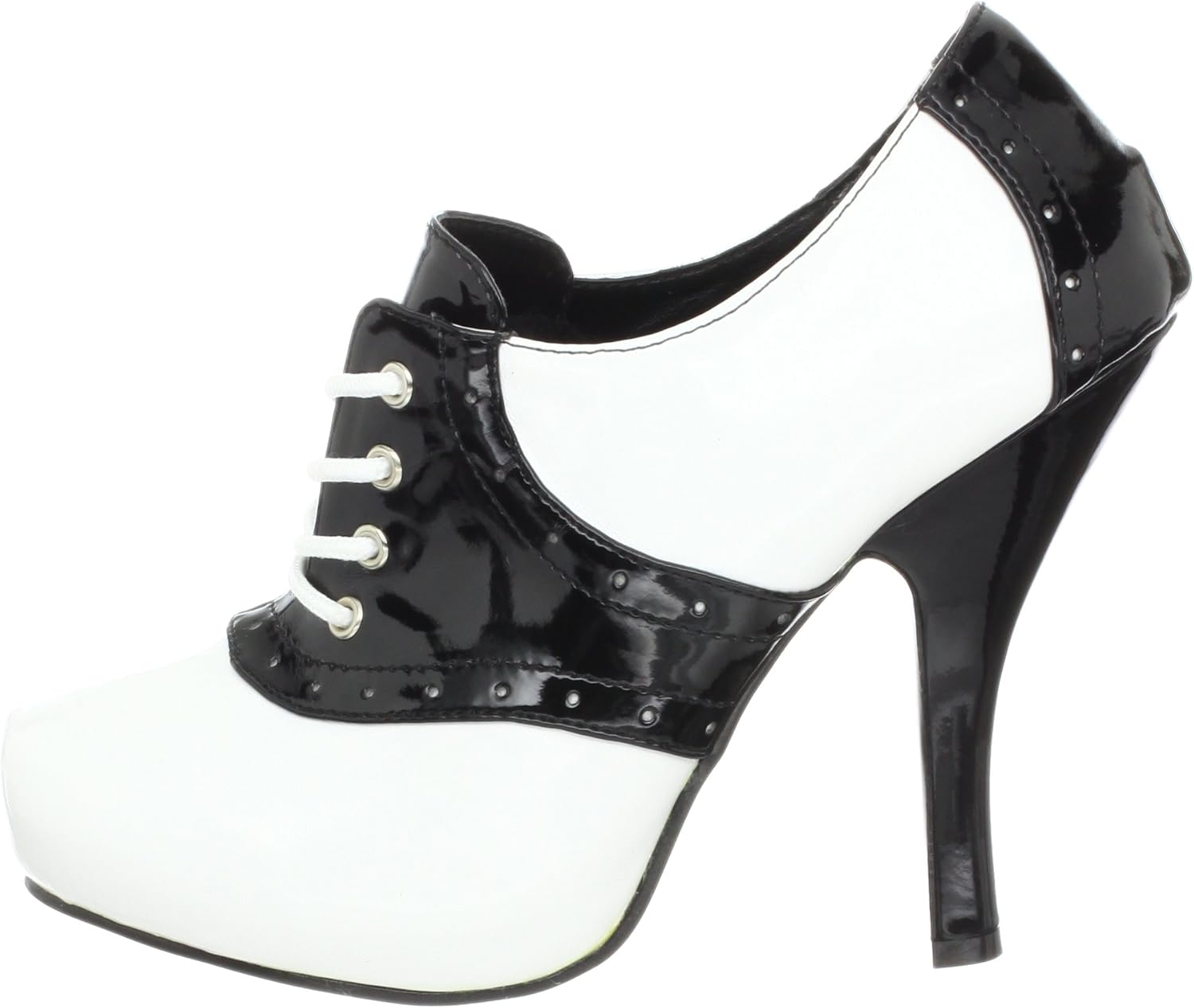 Saddle oxford heels Clearance