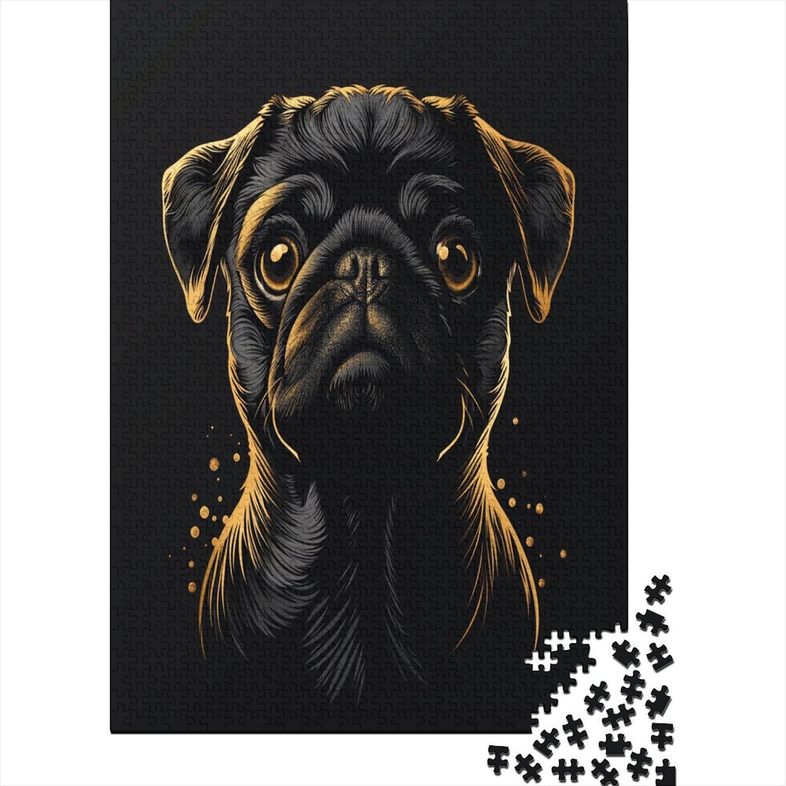 German Shepherd Dog 1000 Pezzi Adulti Puzzle Enigma Impossibile Gioco Impegnativo Educativi Puzzle 1000 Pezzi Per Adulti Decorazione Della Casa 1000pcs (75x50cm
