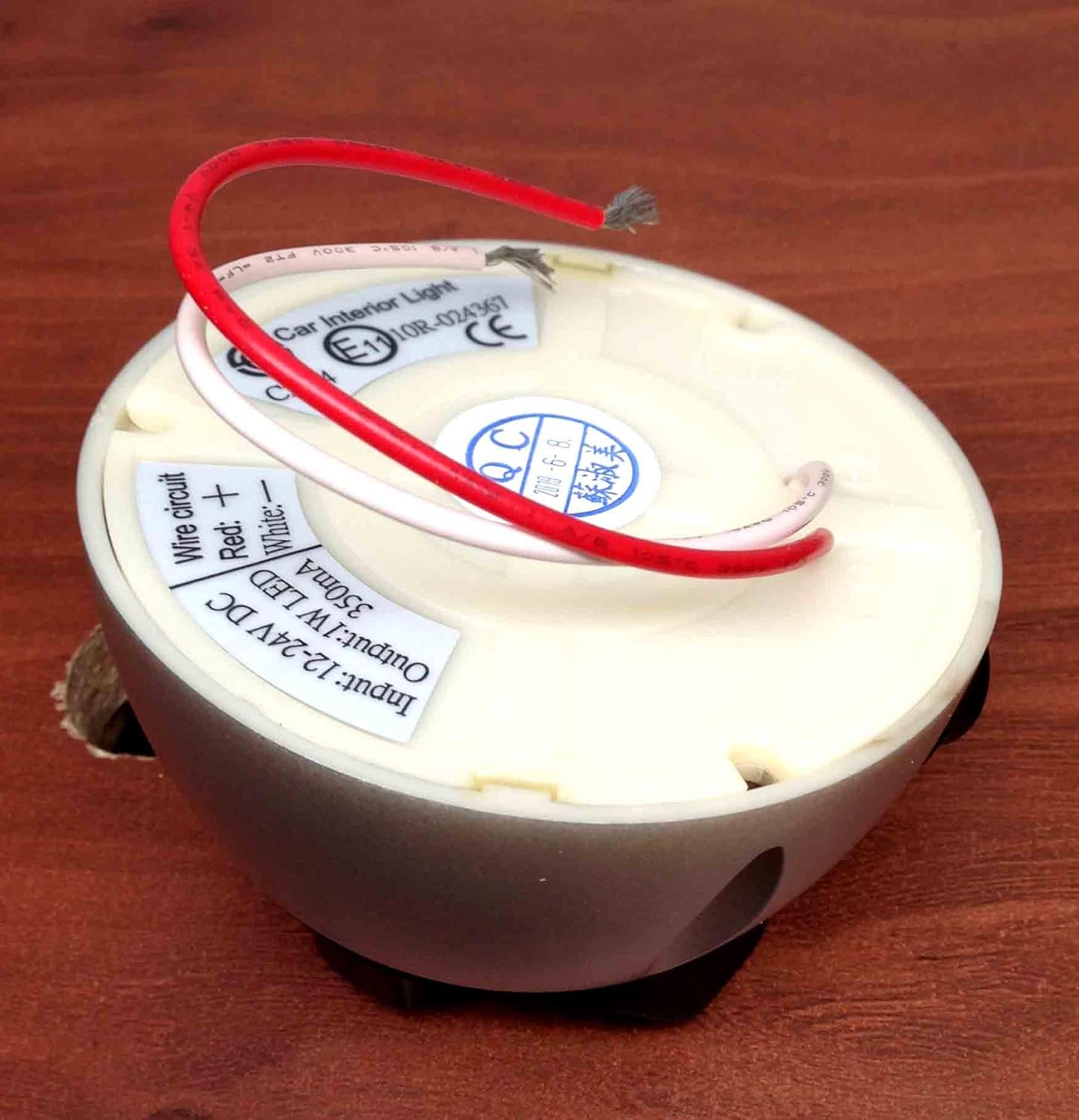MARINE BOAT LED SWIVEL CABIN LIGHT PLASTIC COOL WHITE ON OFF SWITCH