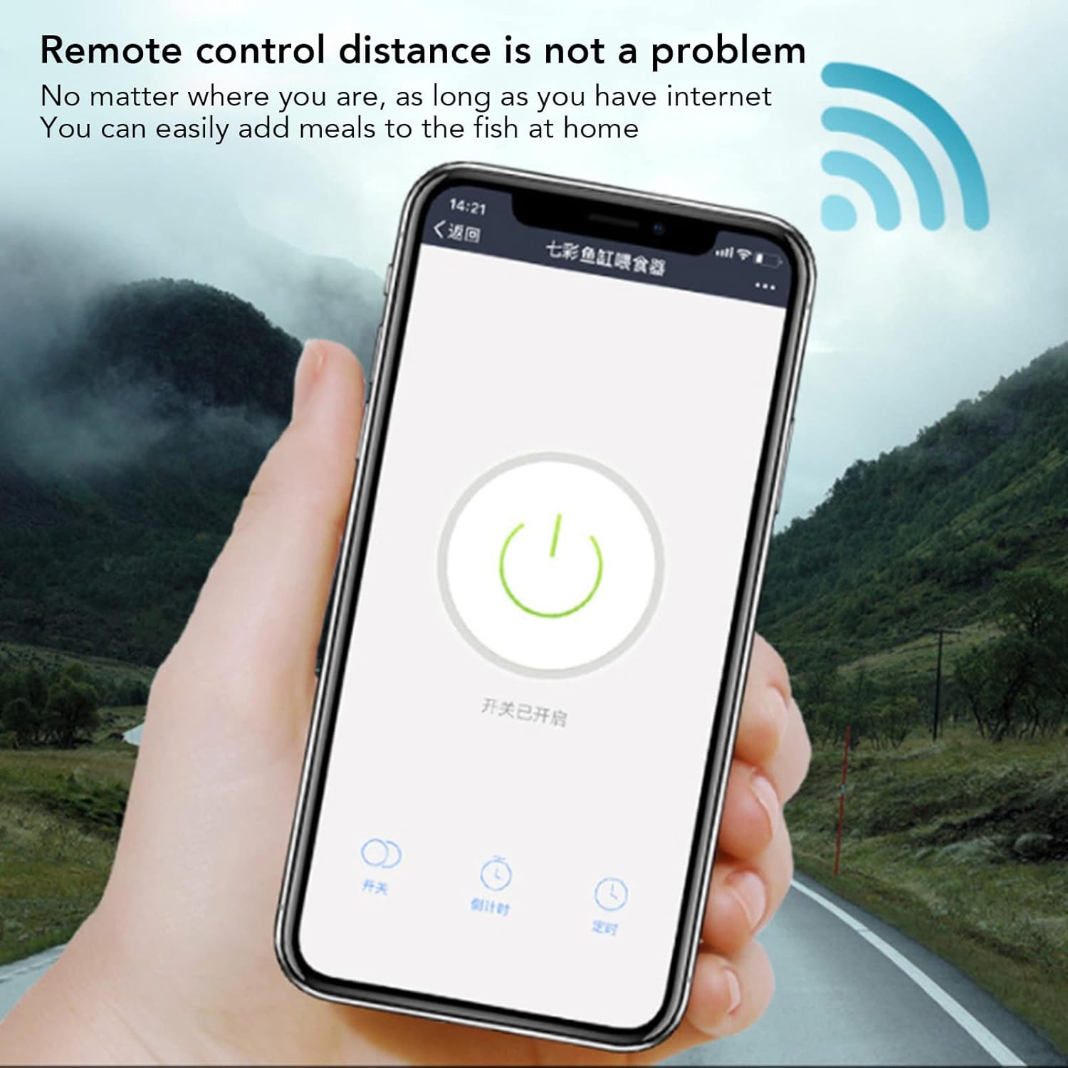 Smart Fish Feeder, App and Voice Control, Customizable Feeding Schedule, Memory Chip, for Fish Owners