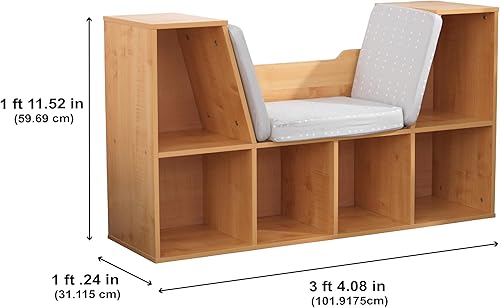 Miniatura 6 de Estantería con juguete para lectura KidKraft natural