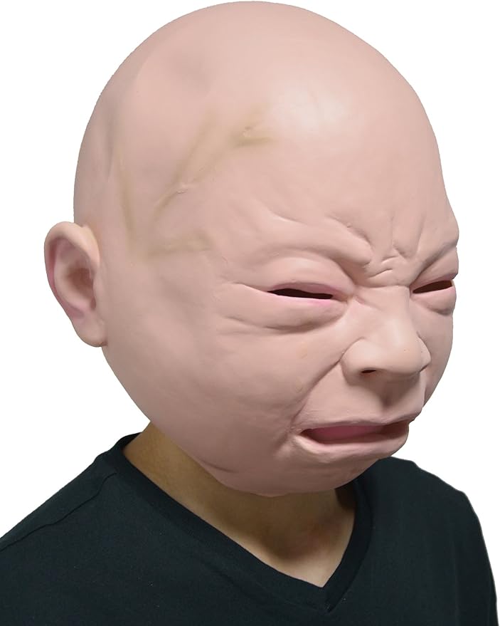 Máscara de Látex para Adultos LarpGears Halloween Bebé miniatura 6