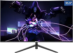MONITOR ENTERPRISE 31.5 POLEGADAS LED WIDESCREEN 75HZ CURVO EP32CR15 FHD FRAMLESS PRETO