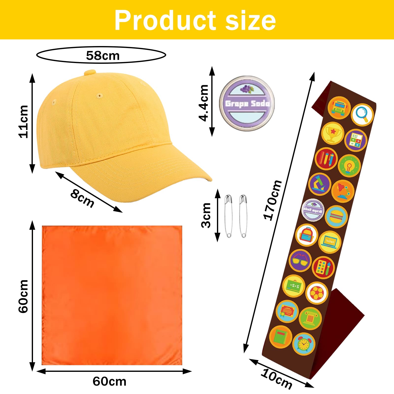 EDLMKM 6PCS Scout Costume, Scout Costume Set - Image 2