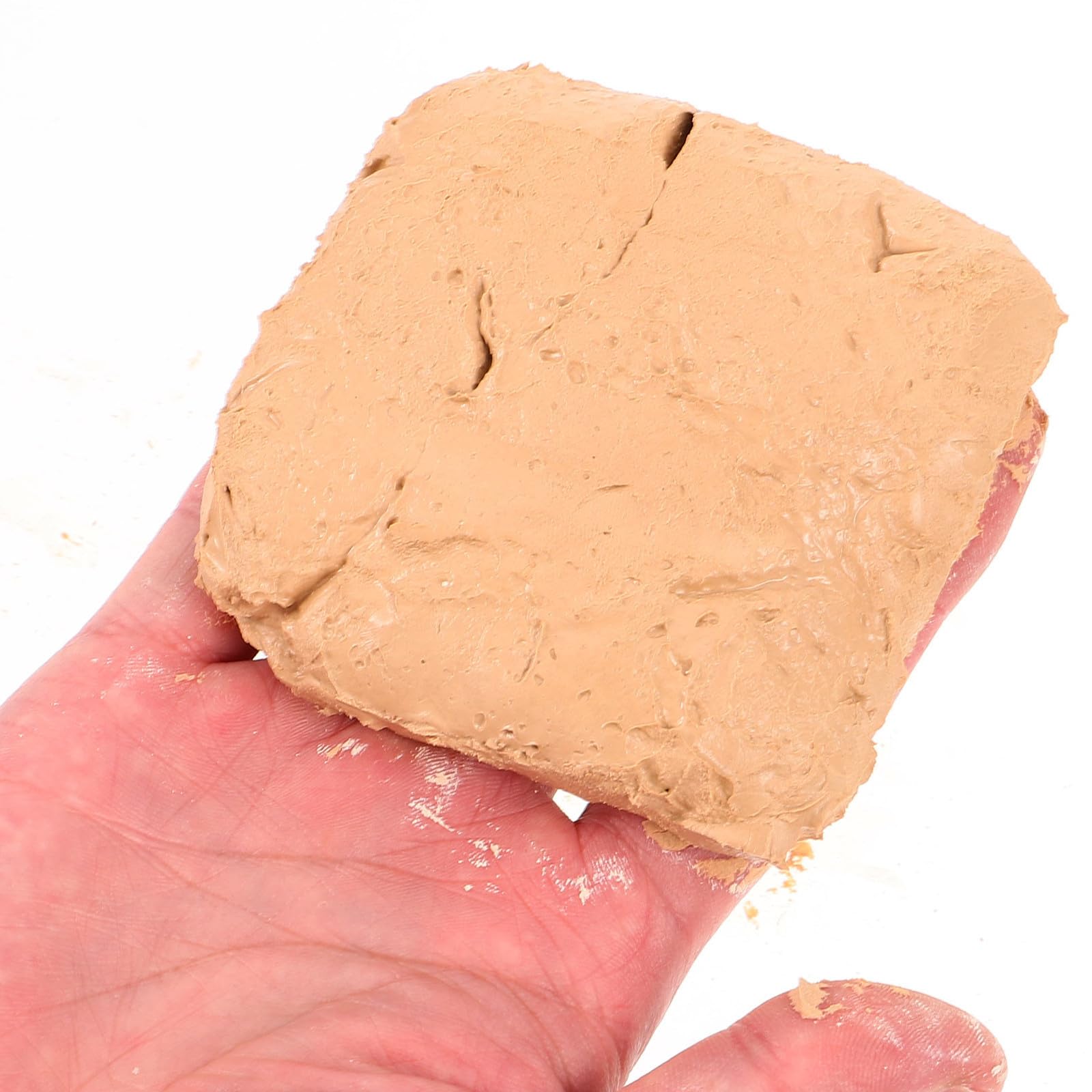 6 Pezzi Clay Craft in Abs Beige, 200g per Sacchetto, Facile da Modellare, per Fai da Te e Crafting, per Principianti di Argilla