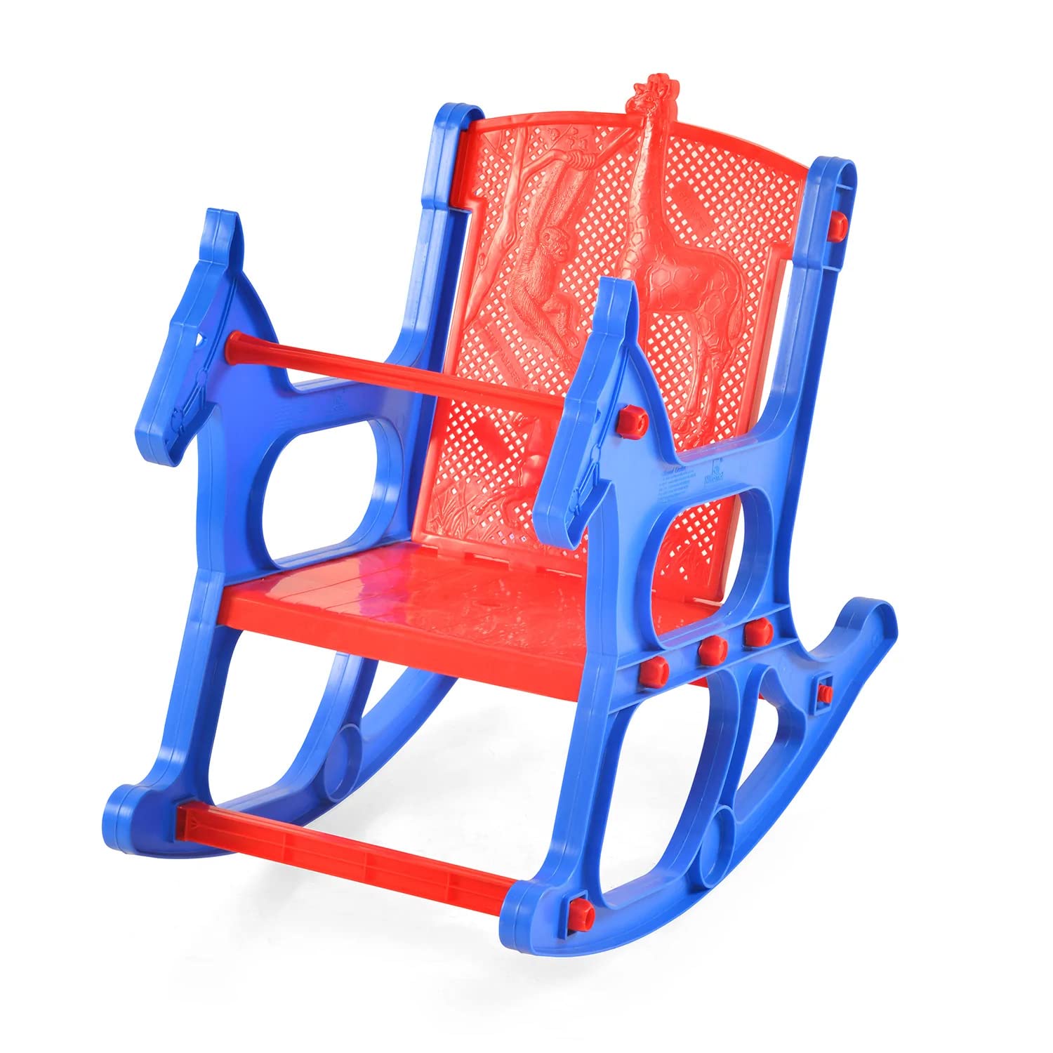 Nilkamal Toy Jungle Kids Chair - Blue/Red