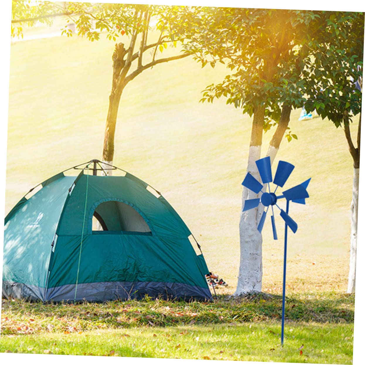 TOYANDONA 3stücke Metall Windmühle Gartenrotation Windspinner Für Außenbereich Landschaftsbau Rasendekoration Mit Flexiblen Und Haltbaren Materialien