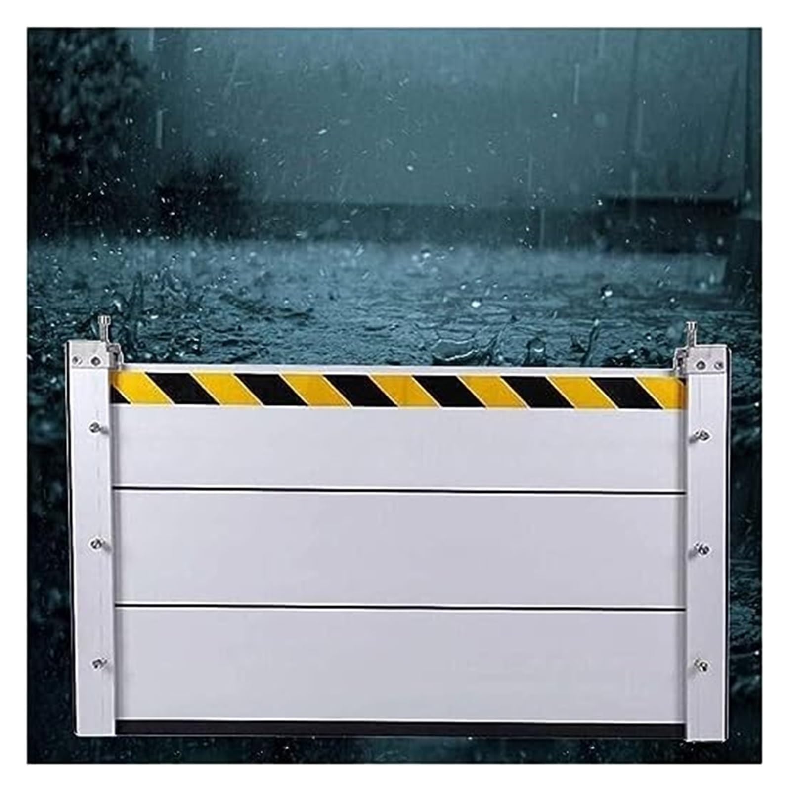 Barrière de contrôle des inondations pour éviter l'infiltration dans le garage