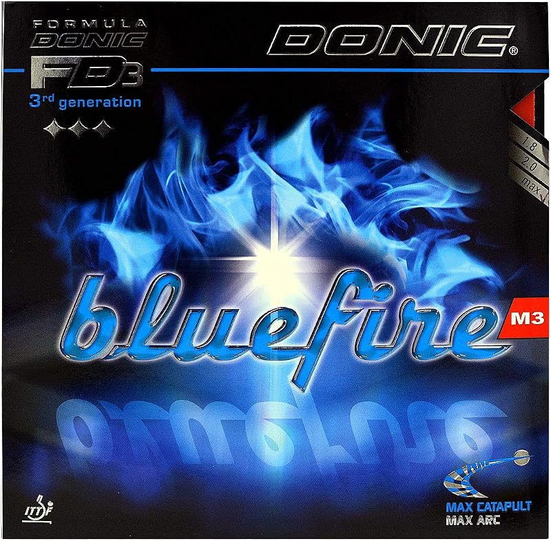 Blue Fire M3 Table Tennis Rubber -Red
