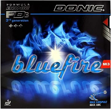 DONIC Blue Fire M3 Table Tennis Rubber -Red