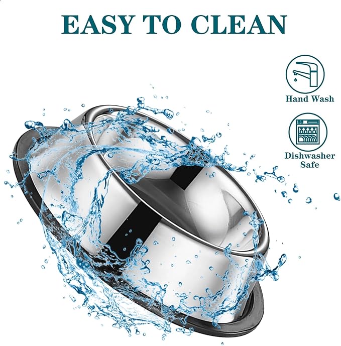 Comederos para Gato y Perro Acero Inoxidable 3 Unidades miniatura 5