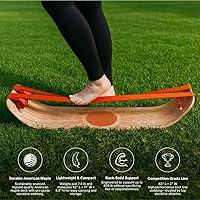 Vista 3 de GIBBON SlackBoard - GiBoard Balance Board - Gift for Kids & Adults - 1 & 2 Line Options - Slackline Balance Trainer for Core Workouts, Standing Desk