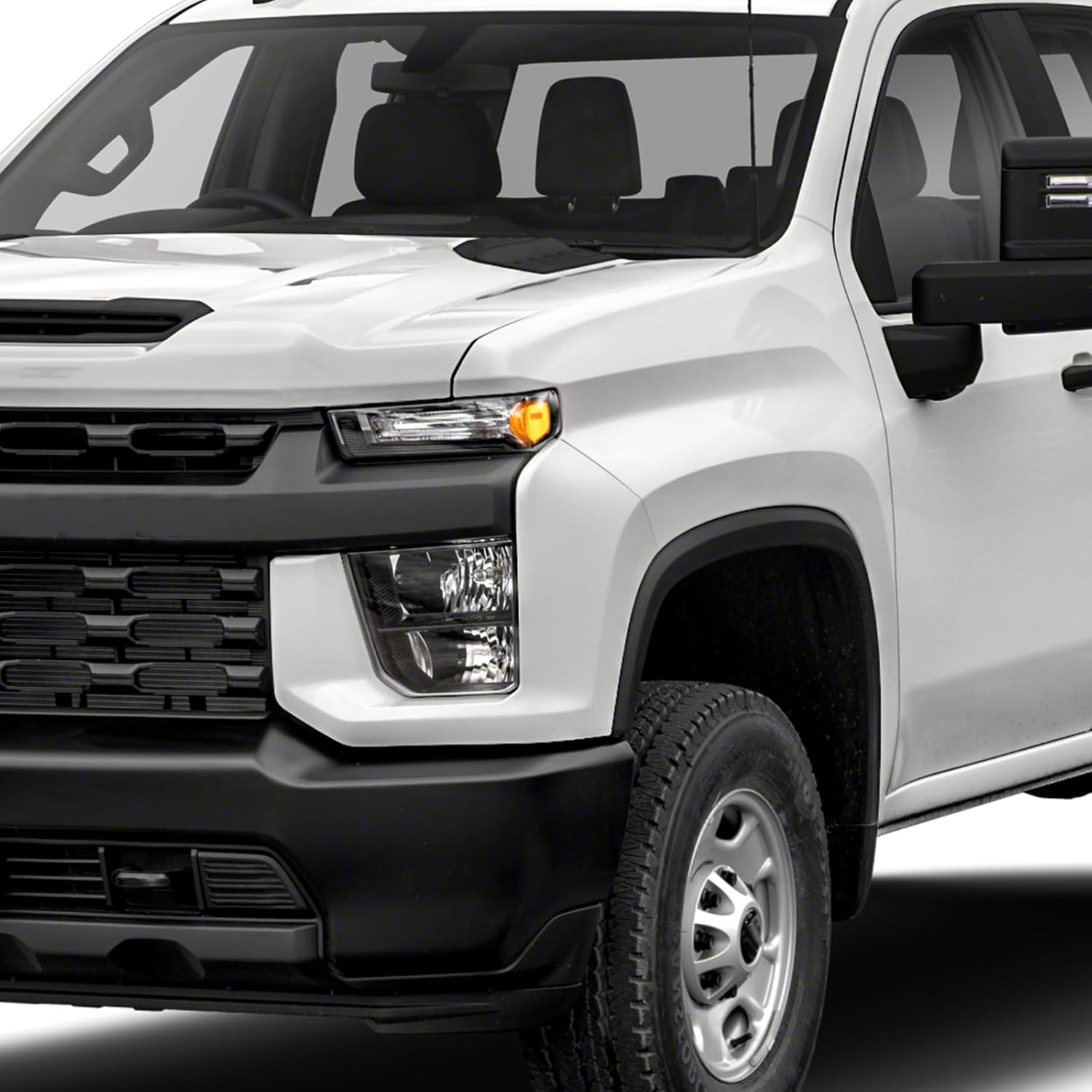 OEM Style Halogen Headlight Assembly Compatible with 2020-2023 Chevy Silverado 2500HD 3500HD Custom/LT/Work Truck Left Driver Side 84738616 GM2502504