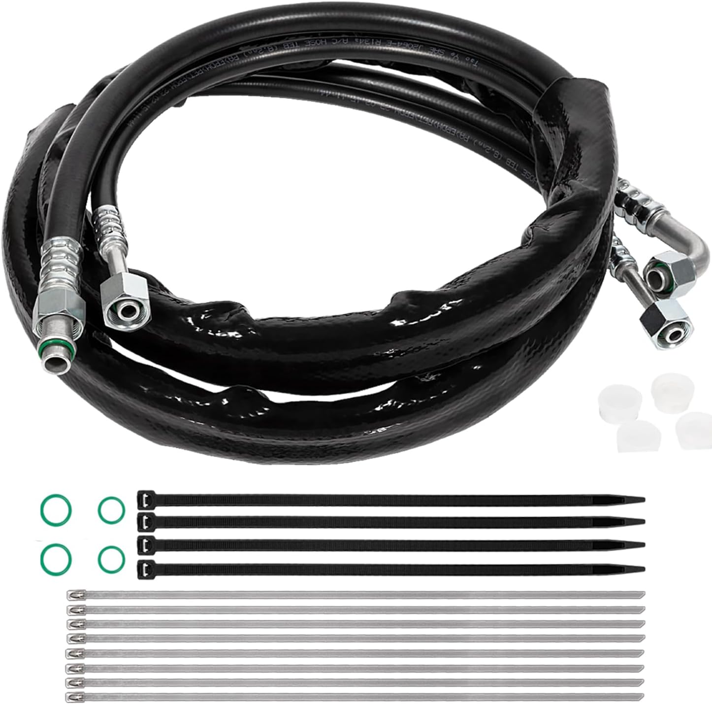 C4677 Rear Aux AC Line Set Air Conditioning Hose for 2008-2011 Dodge Grand Caravan/Caravan, for 2008-2011 Chrysler Town & Country Minivans