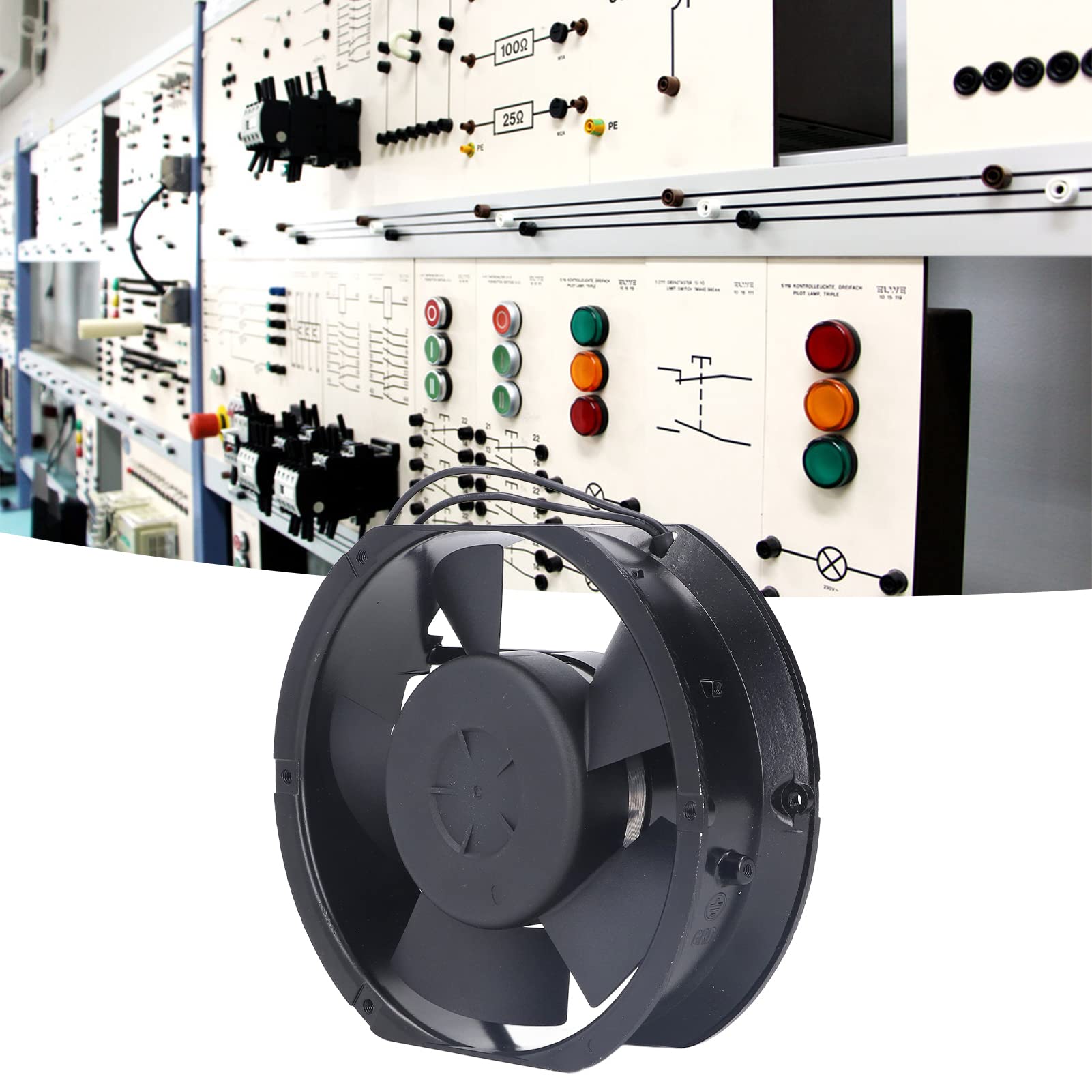 Omabeta Ventilador de Refrigeración Industrial de Aleación de Aluminio con Motor de Rodamiento de Bolas Doble para Funcionamiento a Alta Velocidad, para Uso Industrial