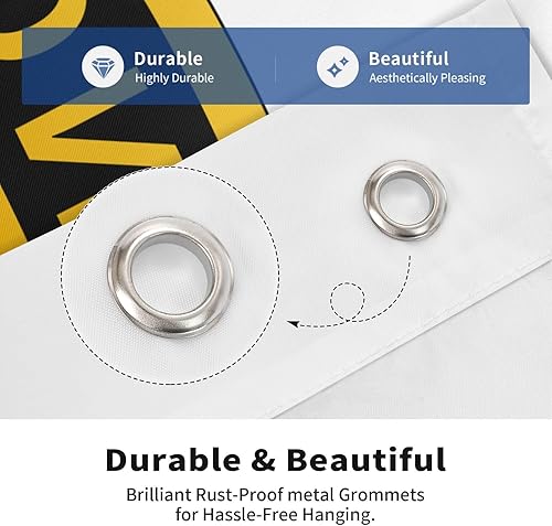 Miniatura 4 de Bandera con pestaña Ranger de 2 x 3 pies, poliéster de doble cara, para exteriores, decorativa, duradera, para el hogar, patio, bandera de bienvenida