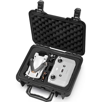 LEKUFEE Portable Waterproof Hard Case for DJI Mini 4 Pro/Mini 3DJI RC N2/N1 and Accessories Case Only